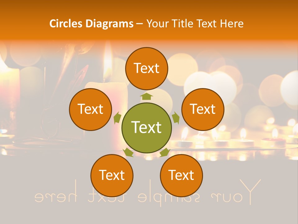 Day Rose Background PowerPoint Template