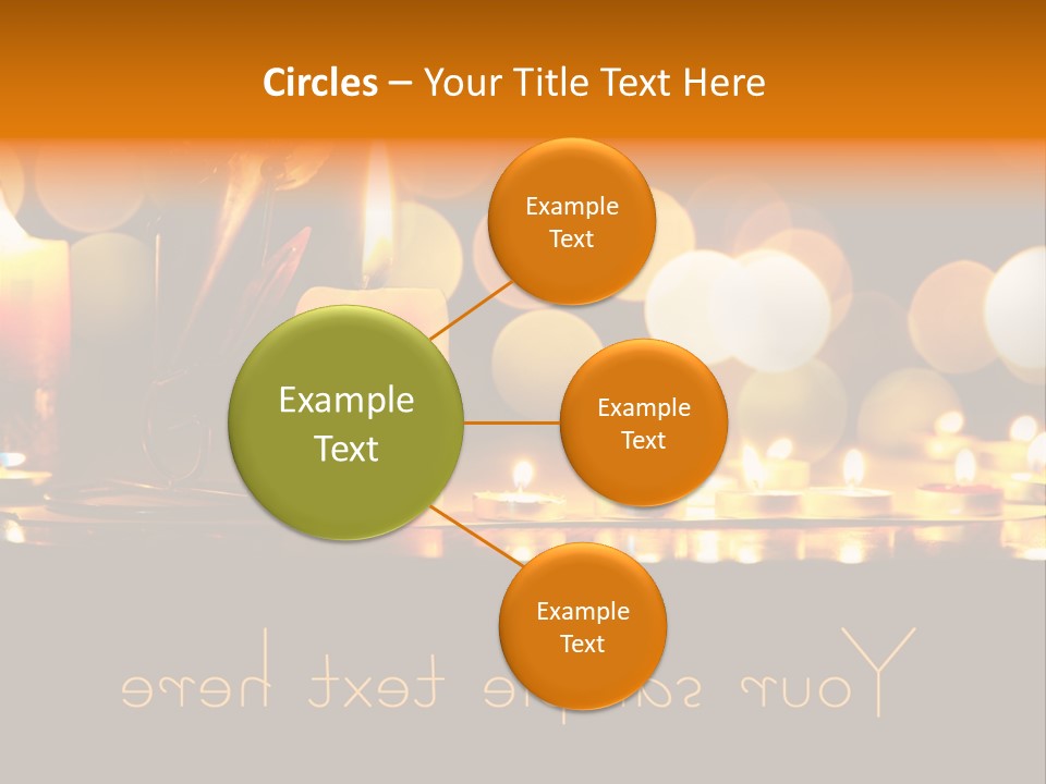 Day Rose Background PowerPoint Template