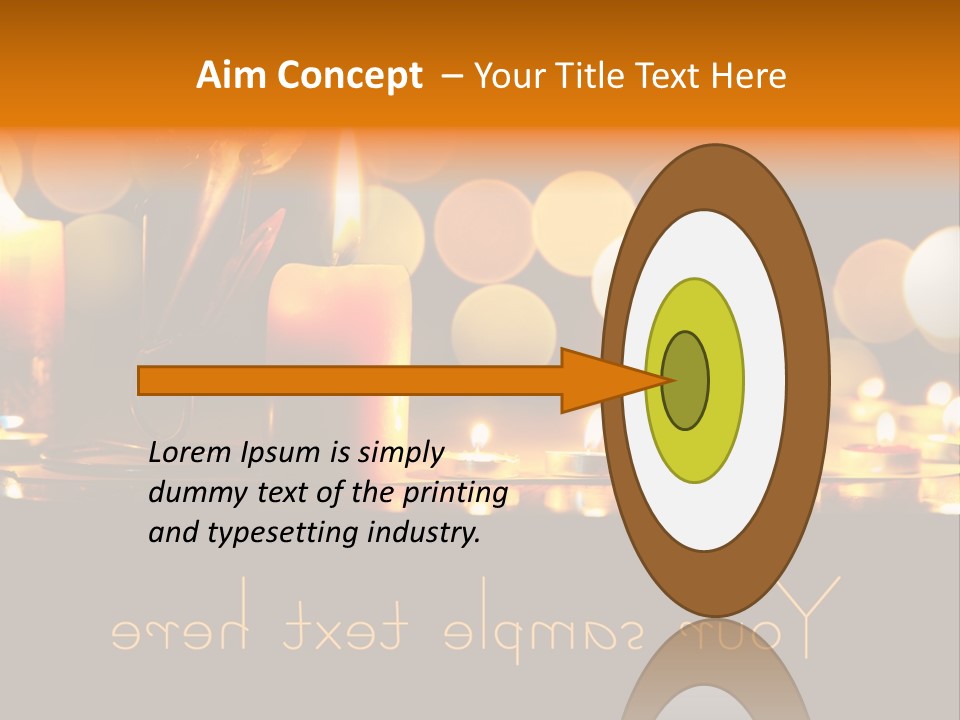 Day Rose Background PowerPoint Template