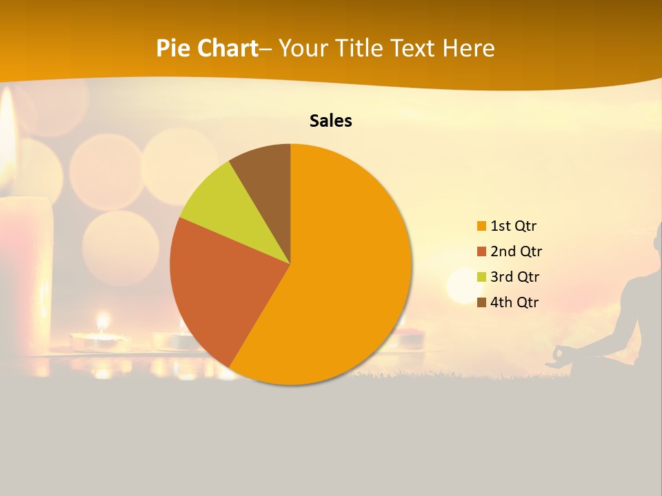 Praying Celebration Glowing PowerPoint Template