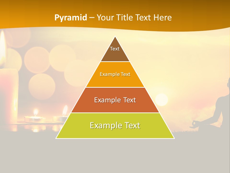 Praying Celebration Glowing PowerPoint Template