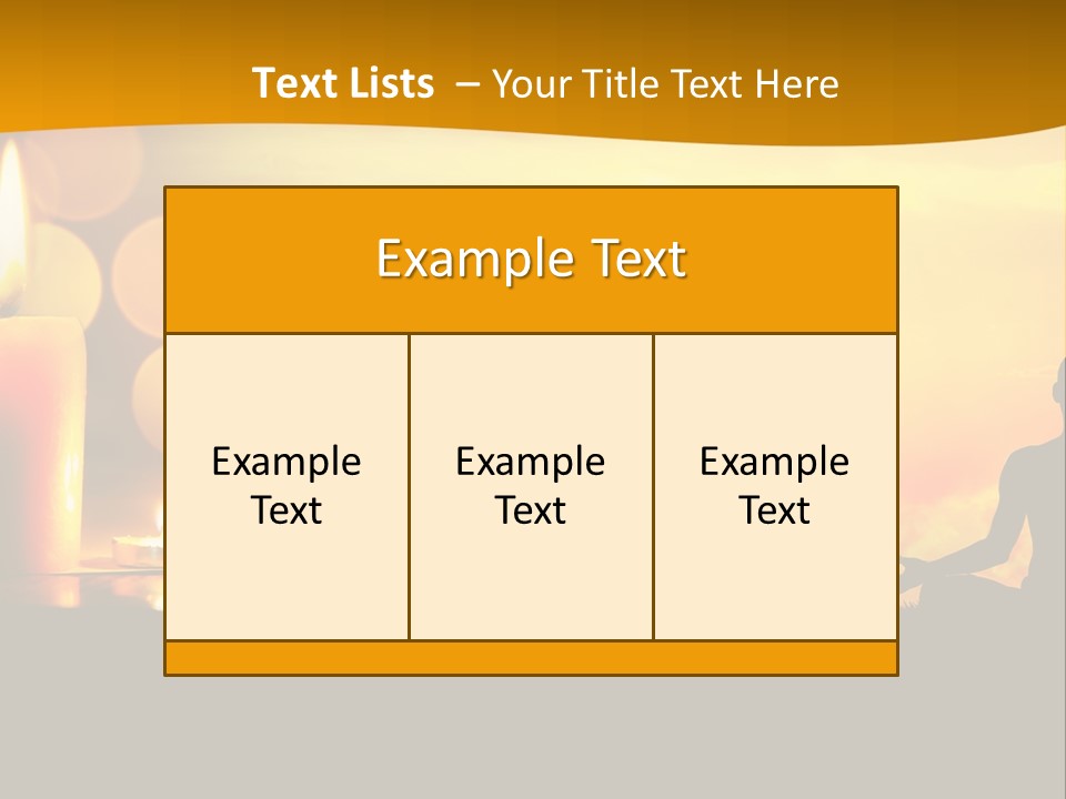 Praying Celebration Glowing PowerPoint Template