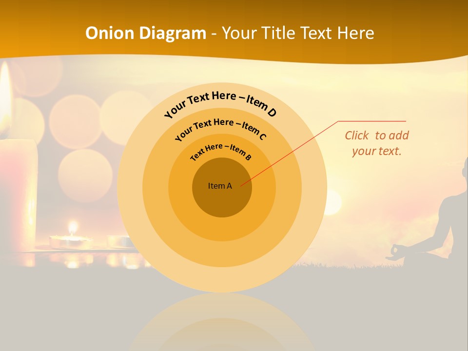 Praying Celebration Glowing PowerPoint Template