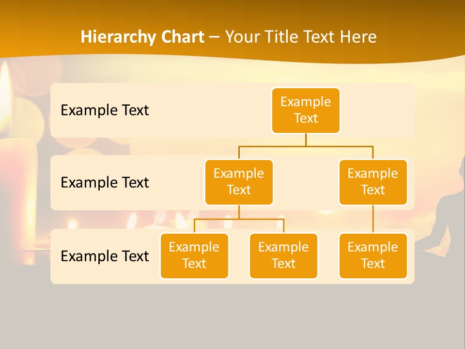 Praying Celebration Glowing PowerPoint Template