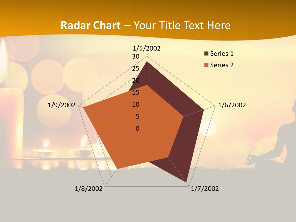 Praying Celebration Glowing PowerPoint Template