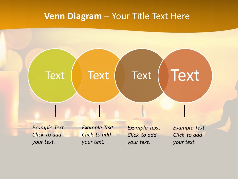 Praying Celebration Glowing PowerPoint Template