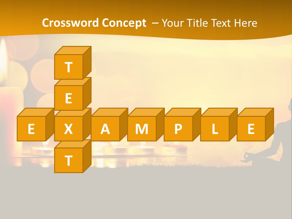 Praying Celebration Glowing PowerPoint Template