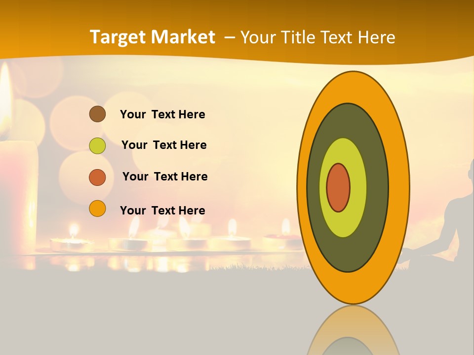 Praying Celebration Glowing PowerPoint Template