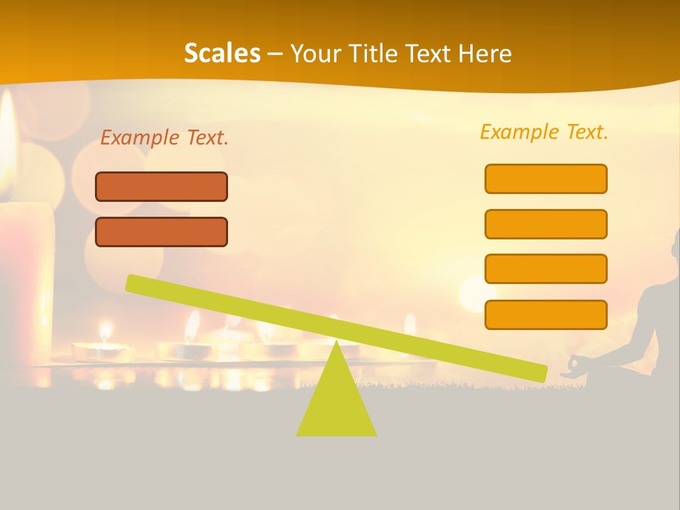 Praying Celebration Glowing PowerPoint Template