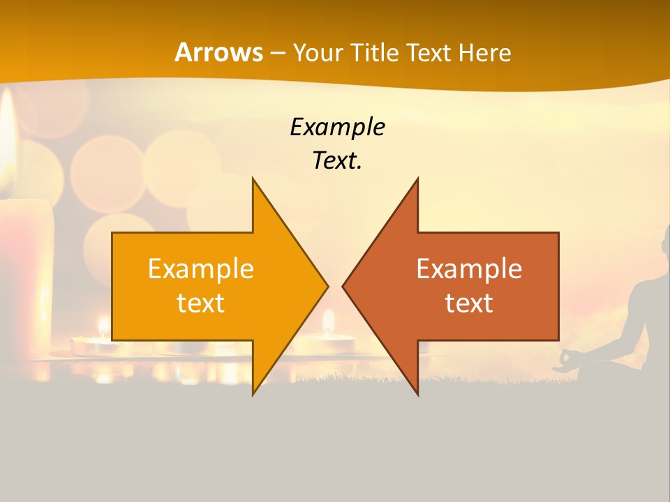Praying Celebration Glowing PowerPoint Template