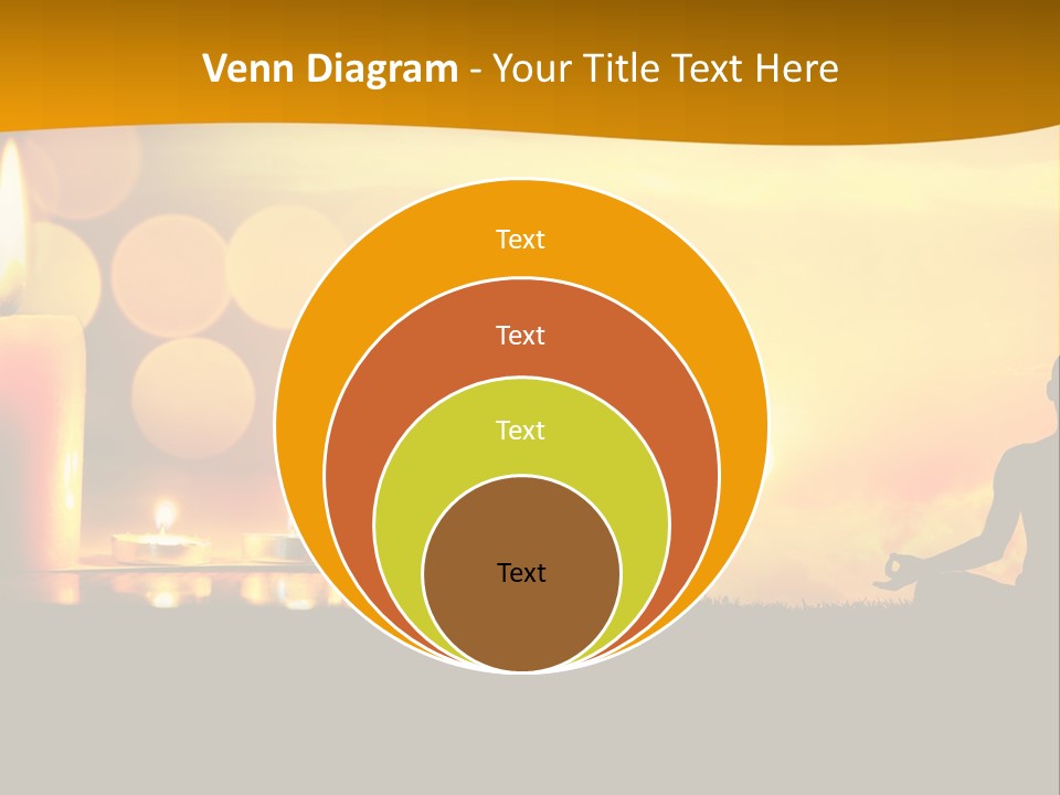 Praying Celebration Glowing PowerPoint Template