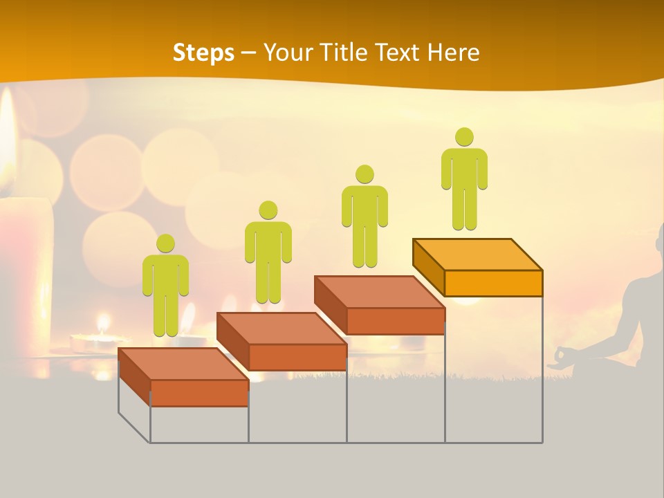 Praying Celebration Glowing PowerPoint Template