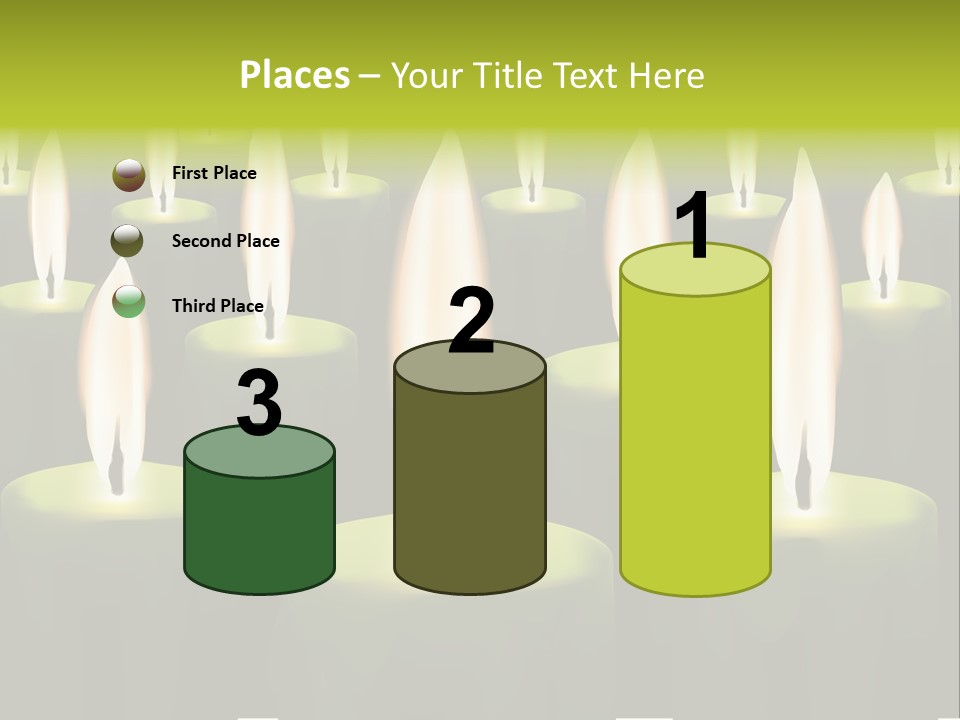 Religion Cire Prier PowerPoint Template