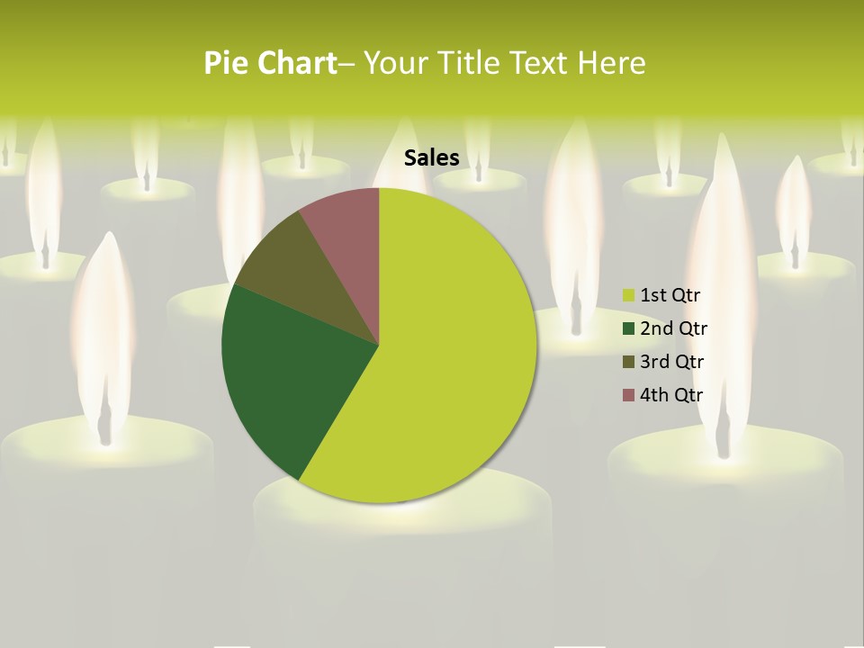 Religion Cire Prier PowerPoint Template