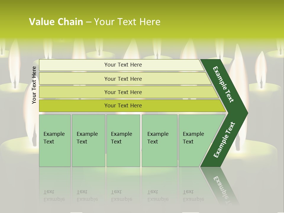 Religion Cire Prier PowerPoint Template