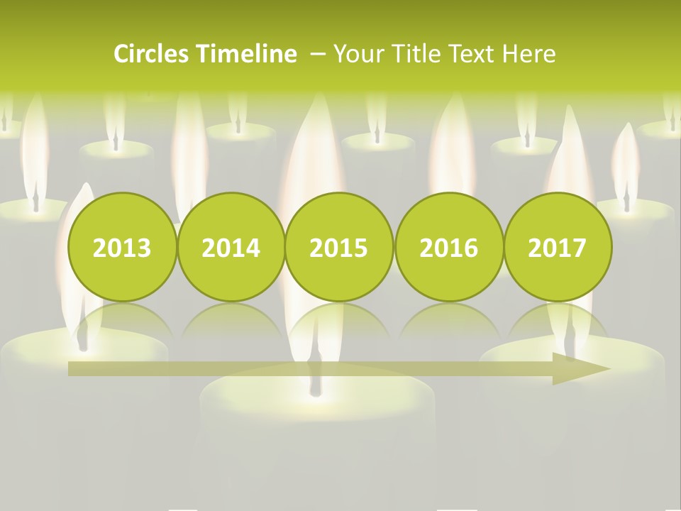 Religion Cire Prier PowerPoint Template