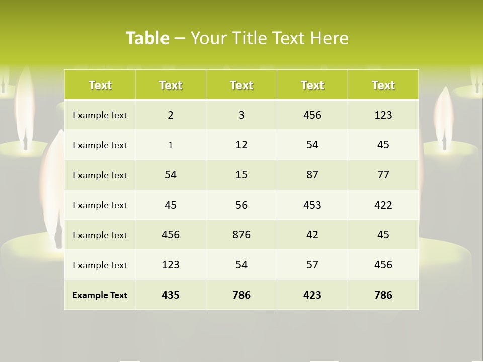 Religion Cire Prier PowerPoint Template