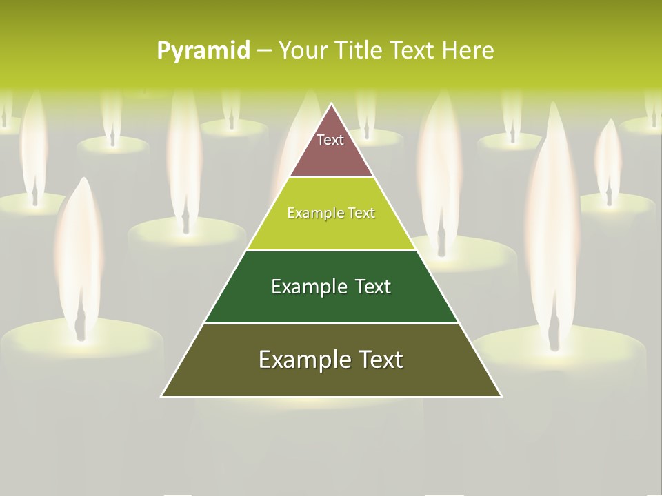 Religion Cire Prier PowerPoint Template
