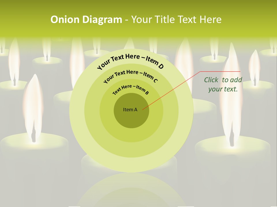 Religion Cire Prier PowerPoint Template