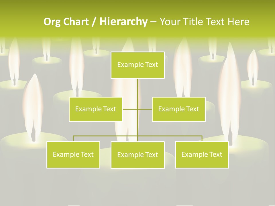 Religion Cire Prier PowerPoint Template