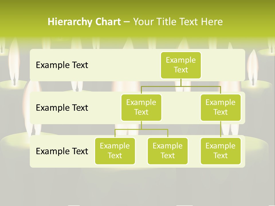 Religion Cire Prier PowerPoint Template