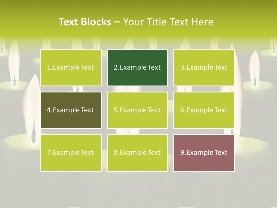Religion Cire Prier PowerPoint Template