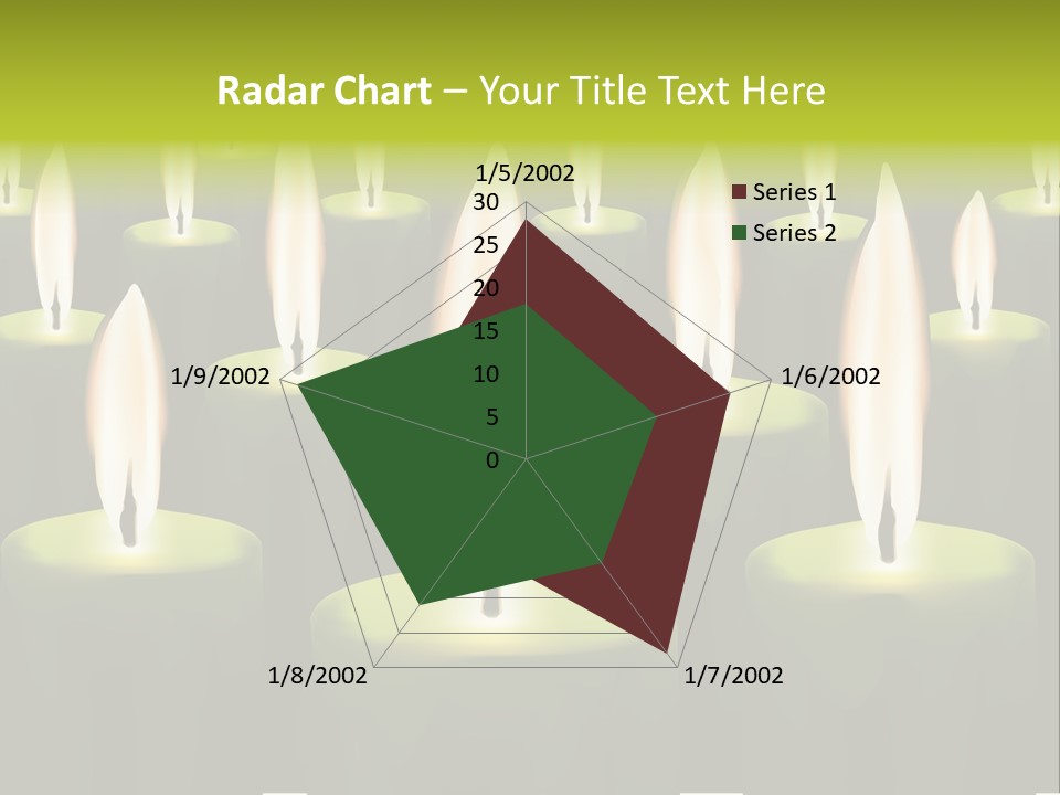 Religion Cire Prier PowerPoint Template