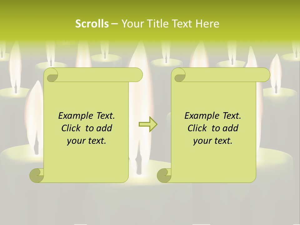 Religion Cire Prier PowerPoint Template