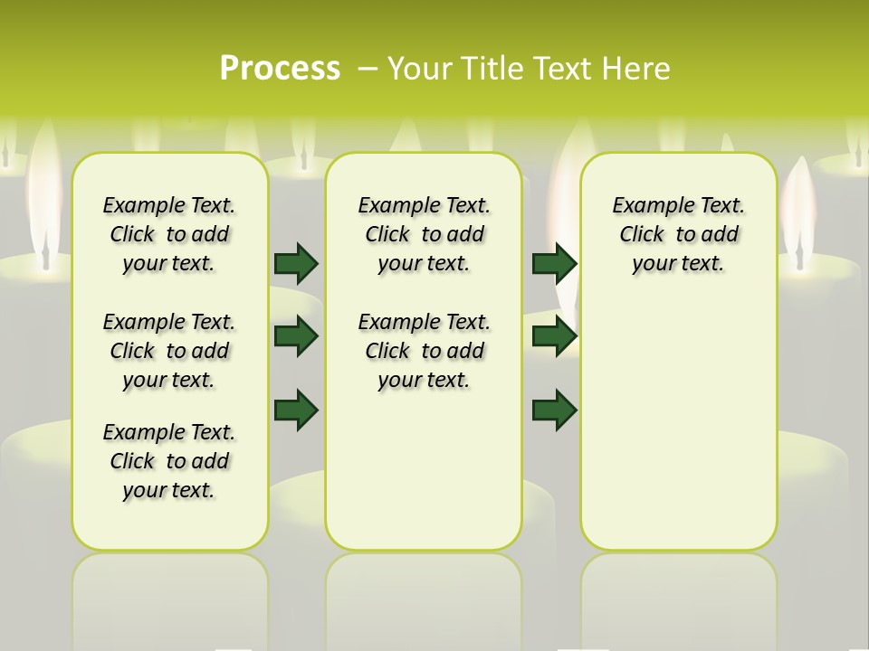 Religion Cire Prier PowerPoint Template