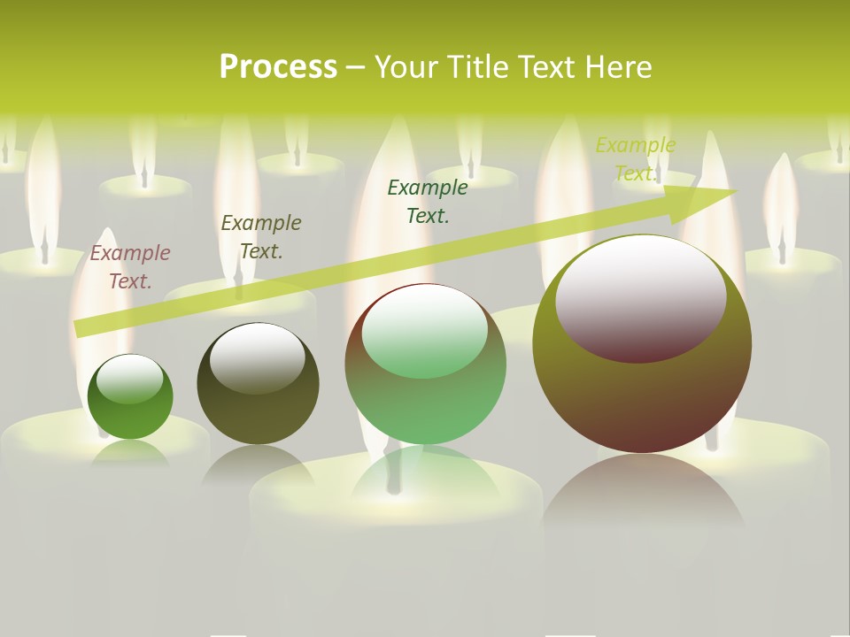 Religion Cire Prier PowerPoint Template