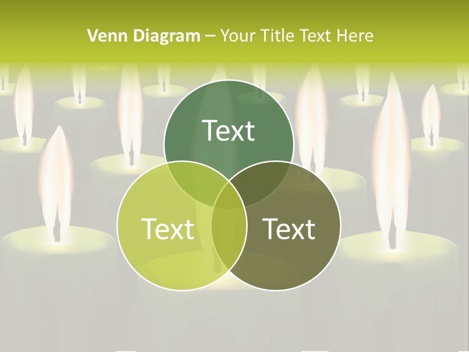 Religion Cire Prier PowerPoint Template