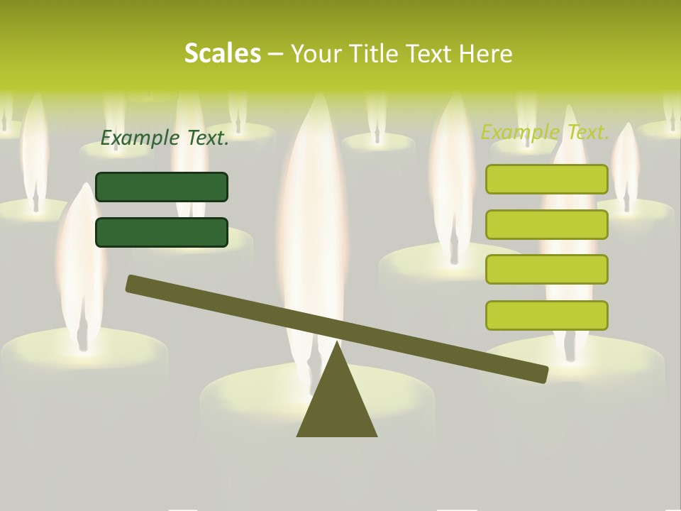 Religion Cire Prier PowerPoint Template
