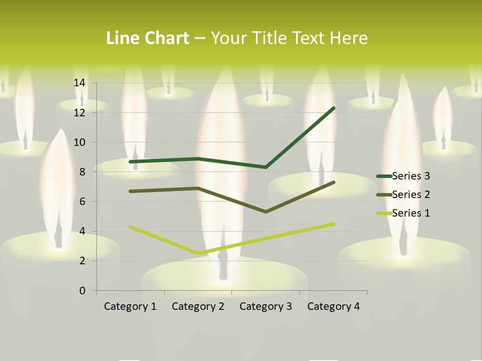 Religion Cire Prier PowerPoint Template