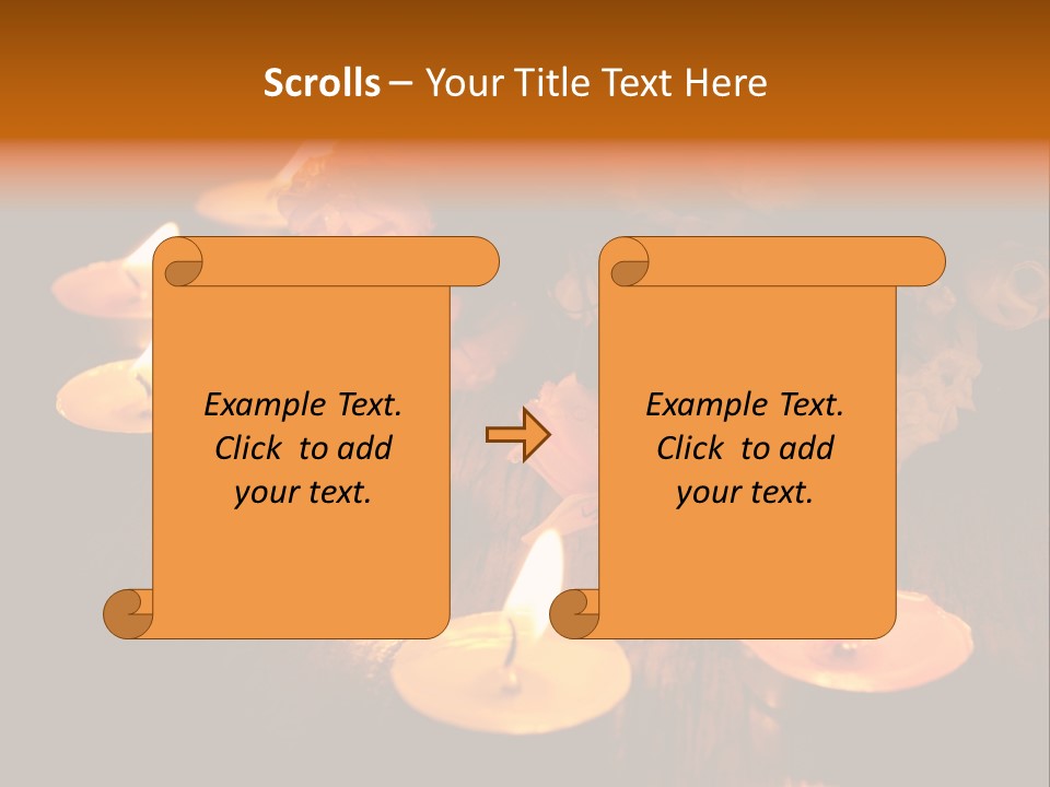 Mysticism Love Atmosphere Buds PowerPoint Template