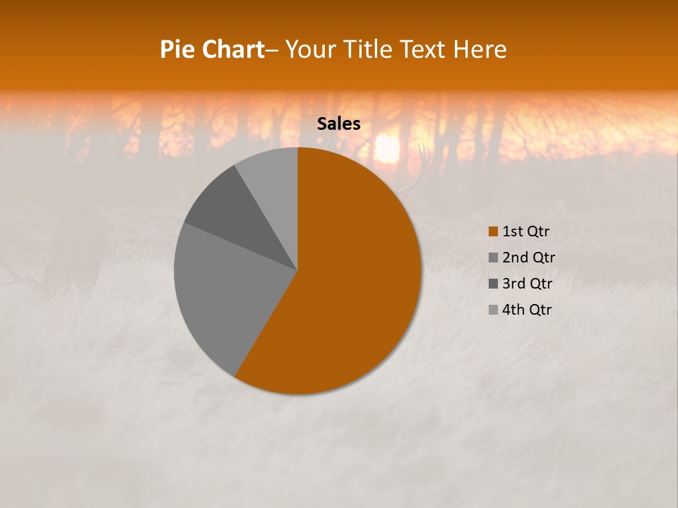 Evening Sun Hunting Wildlife PowerPoint Template