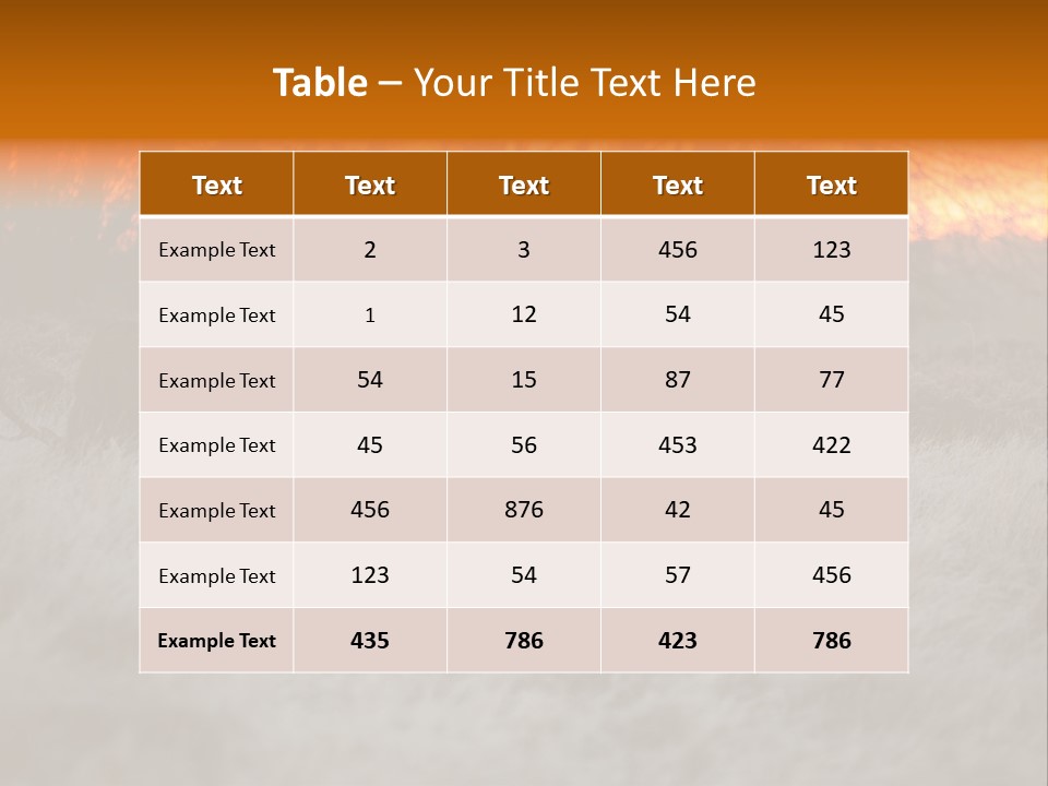 Evening Sun Hunting Wildlife PowerPoint Template