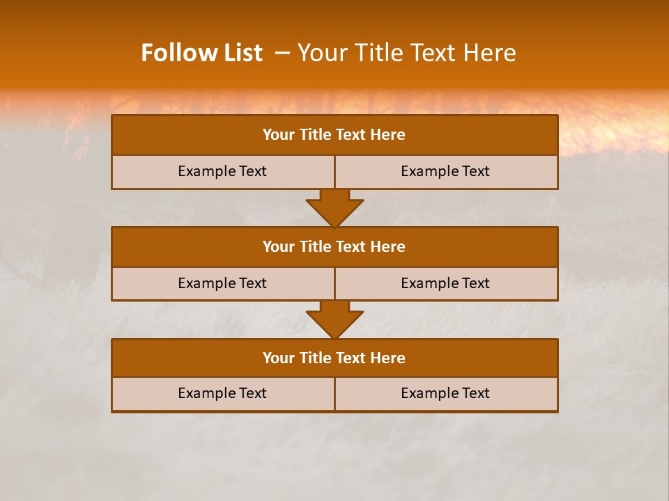 Evening Sun Hunting Wildlife PowerPoint Template