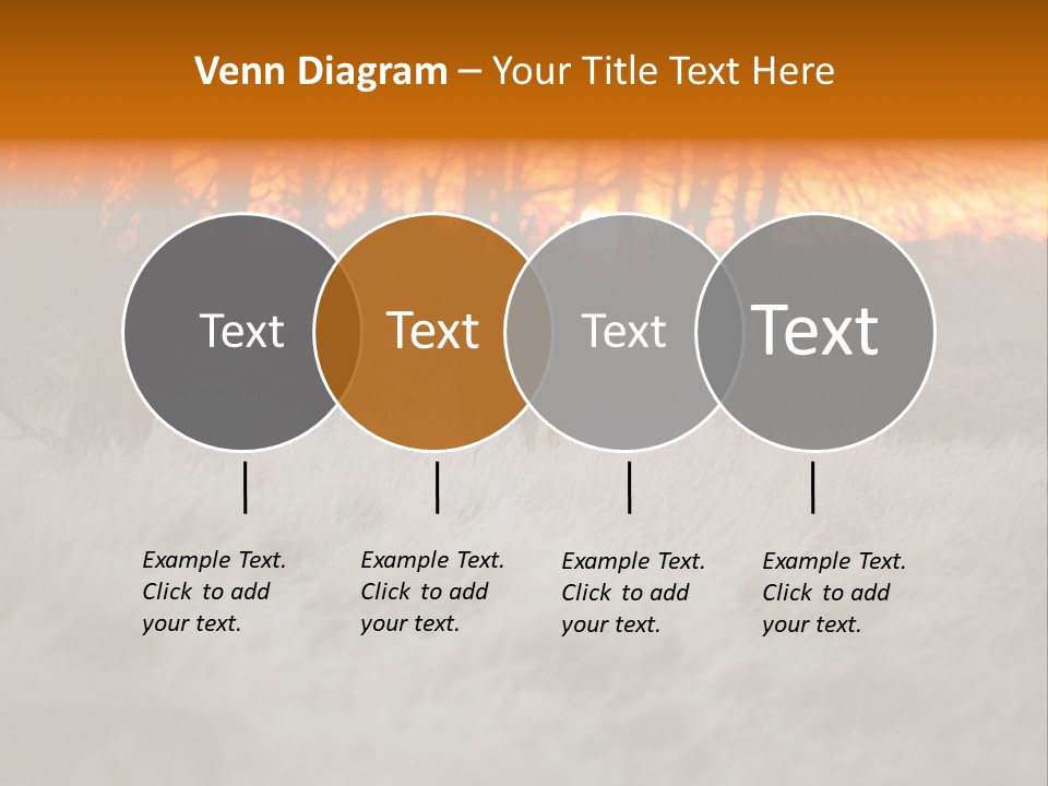 Evening Sun Hunting Wildlife PowerPoint Template