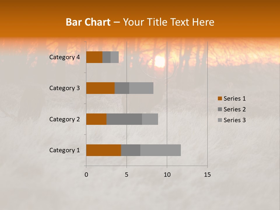 Evening Sun Hunting Wildlife PowerPoint Template