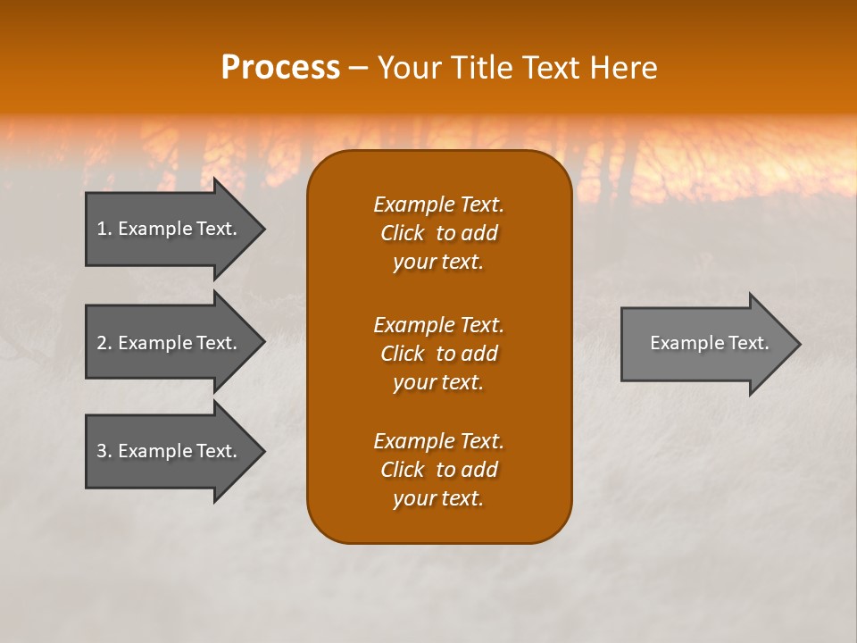 Evening Sun Hunting Wildlife PowerPoint Template
