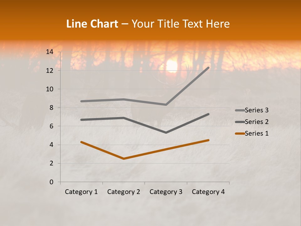 Evening Sun Hunting Wildlife PowerPoint Template