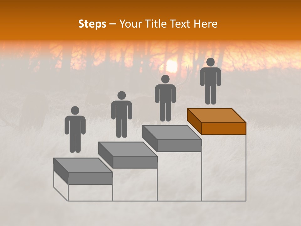 Evening Sun Hunting Wildlife PowerPoint Template