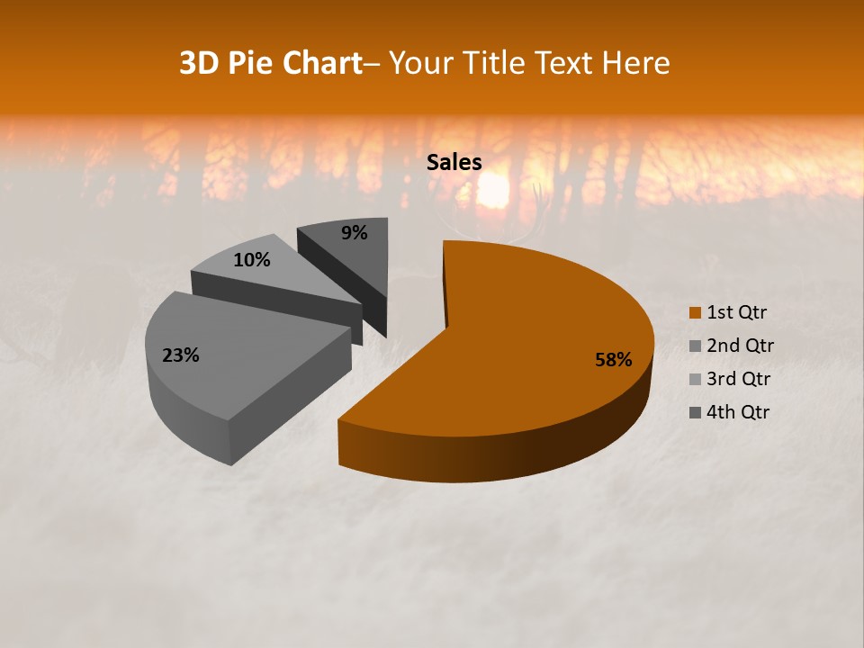 Evening Sun Hunting Wildlife PowerPoint Template