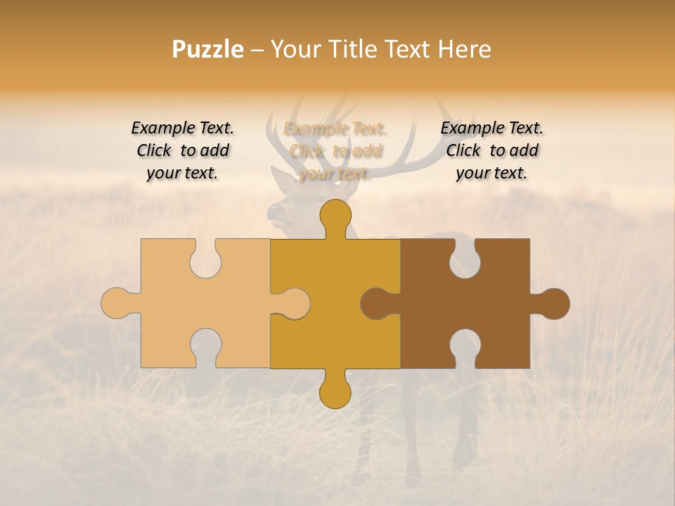 Purple Moor Hunting PowerPoint Template