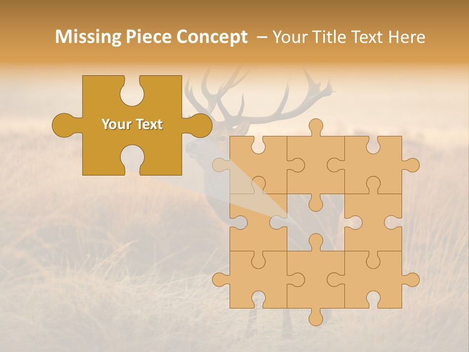 Purple Moor Hunting PowerPoint Template