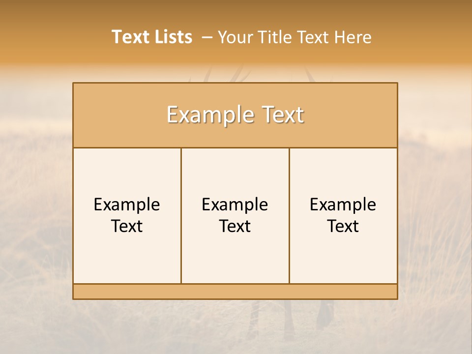 Purple Moor Hunting PowerPoint Template