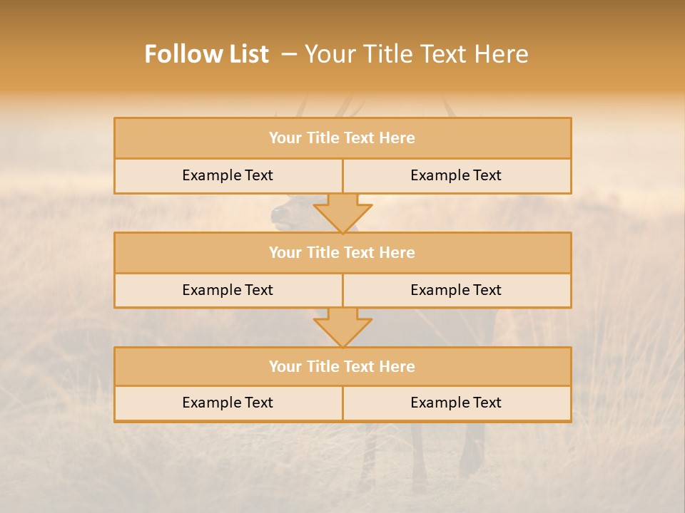 Purple Moor Hunting PowerPoint Template