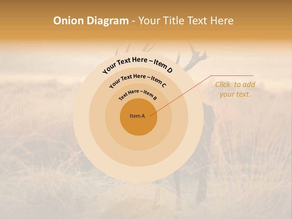 Purple Moor Hunting PowerPoint Template