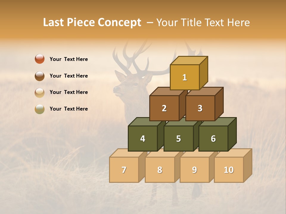 Purple Moor Hunting PowerPoint Template