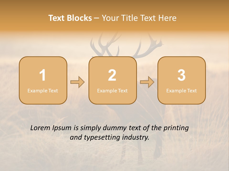 Purple Moor Hunting PowerPoint Template